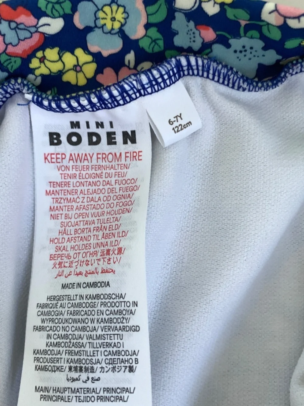 Mini Boden Girls Swimsuit